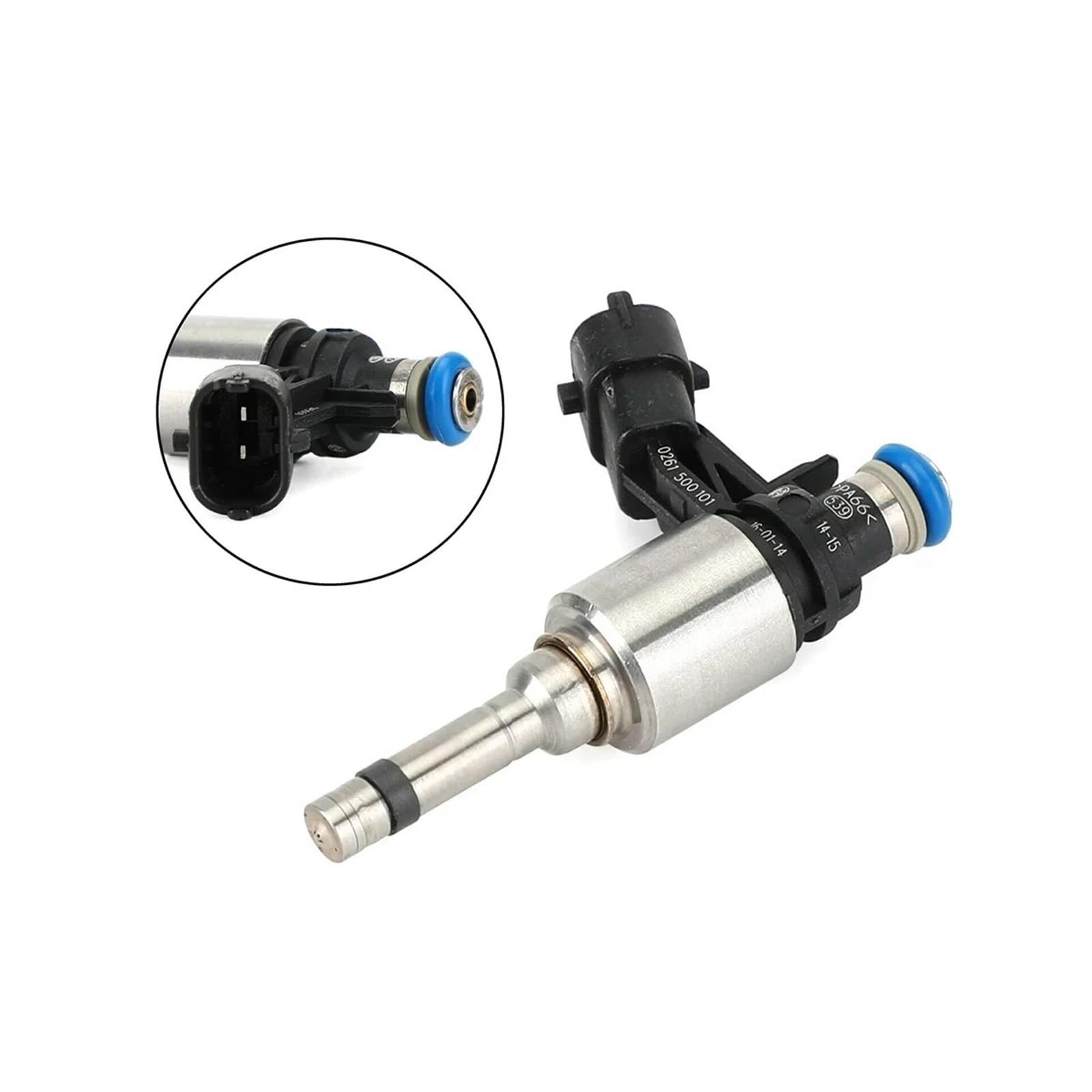 4 inyectores de combustible OEM 35310-2B130 compatibles con Hyundai Accent Veloster 1.6 (2012-2016) y Kia Rio 1.6L y Kia Soul 1.6L (35310-2B110).