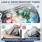 Insulated Backpack Cooler 36/50 Can Insulated Leakproof Waterproof Bag - Image 3