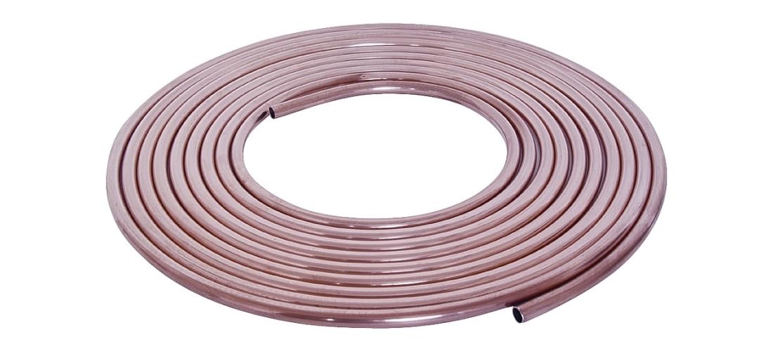 Tube COP 1/2" x 10' L de type tuyau cuivre rigide pour alimentation eau