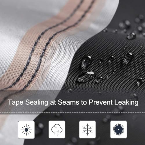 غطاء حماية من باراسول بطول 2 متر - 4 متر، غطاء مظلة 420D واقي خارجي بقطر 200 سم وقطر 300 سم وقطر 400 سم، غطاء مظلة (280 × 30/80/45 سم)