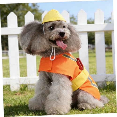 Disfraz para perro talla XL color naranja miniatura 5