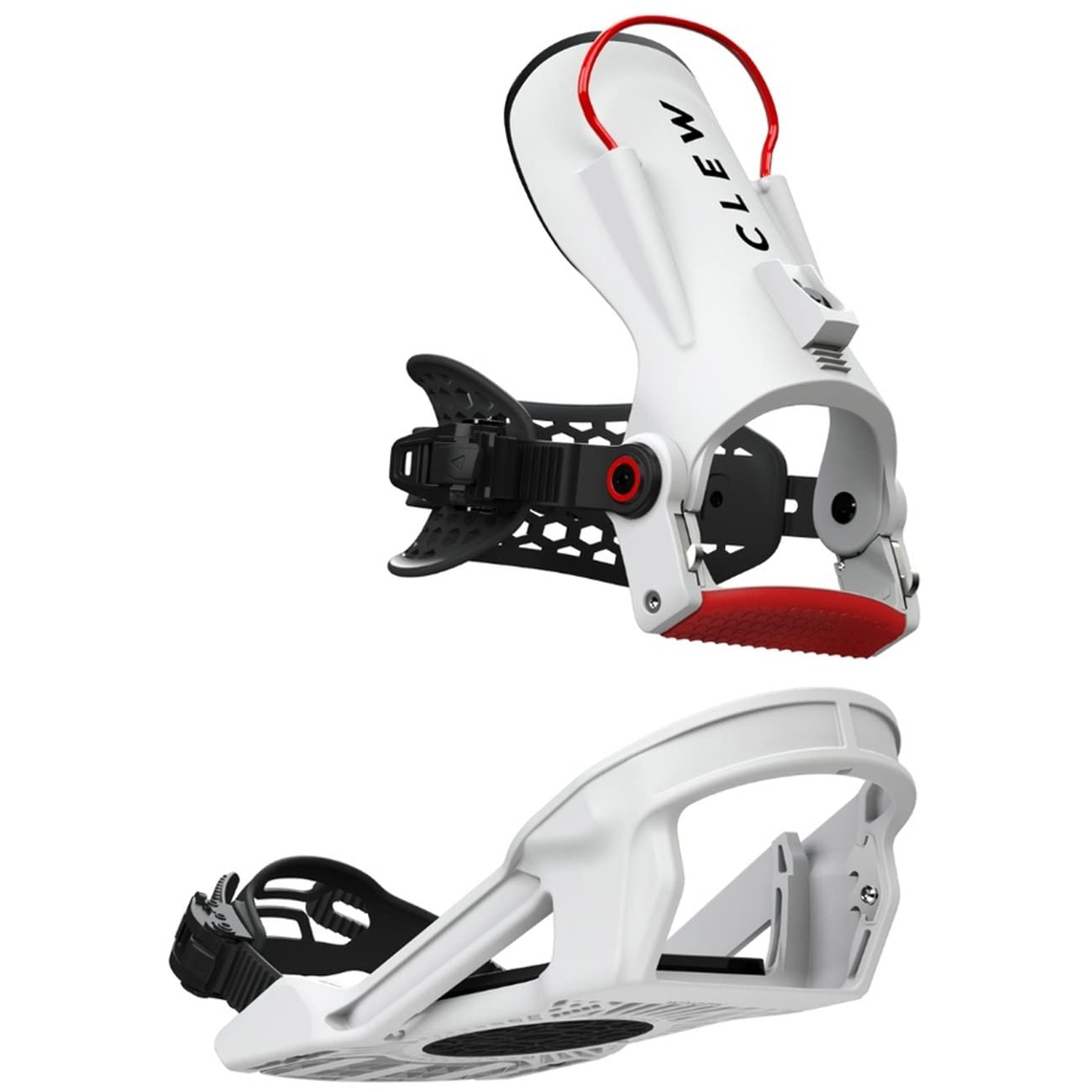 Clew Freedom 1.0 Fijaciones para snowboard hombre talla M blanco