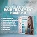 Keragen Brazilian Keratin Smoothing Treatment - Formaldehyde-Free Express Home Blowout Kit - Straightens & Smooths Frizz - Includes 2 Oz Treatment, Clarifying Shampoo & Aftercare Samples
