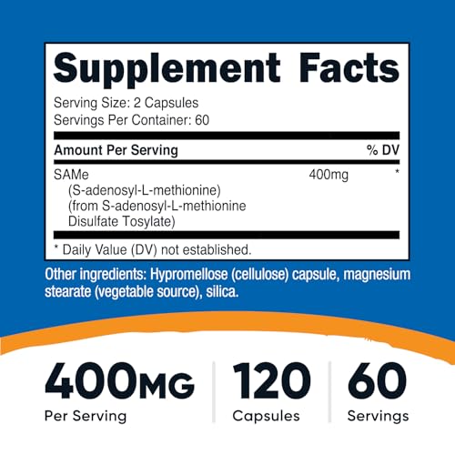 Nutricost SAM-e 400 mg Supplement