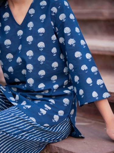 Image of FABNEX Kurta Set for Women | Women Kurta Pant Set |Cotton Blend Regular Women Kurti with Dupatta (Mix Set 3)