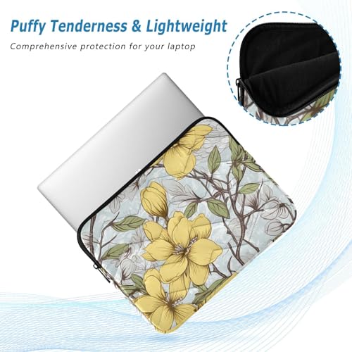 Funda para portátil 13-14 pulgadas con protección amarilla miniatura 5