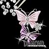 Car Air Fresheners Vent Clips for Women,4 Pcs Cute Dual Butterfly Diamond Rhinestone Air Freshener Vent Clip Sparkly Car Accessories for Women #5