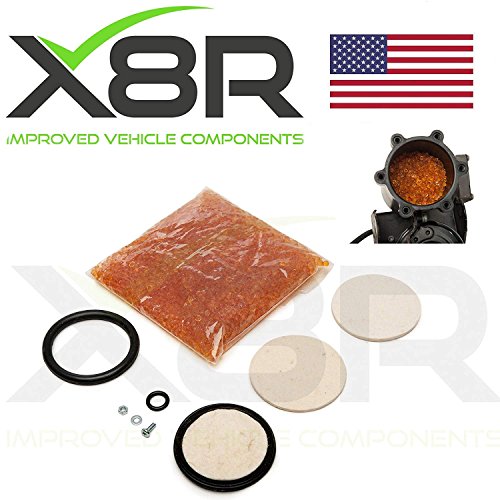 X8R AIR SUSPENSION COMPRESSOR DRIER VUB504700 FILTER ELEMENTS REBUILD RESTORE KIT COMPATIBLE WITH LAND ROVER LR3 / LR4 / RANGE ROVER SPORT & RANGE ROVER L322 PART: X8R35