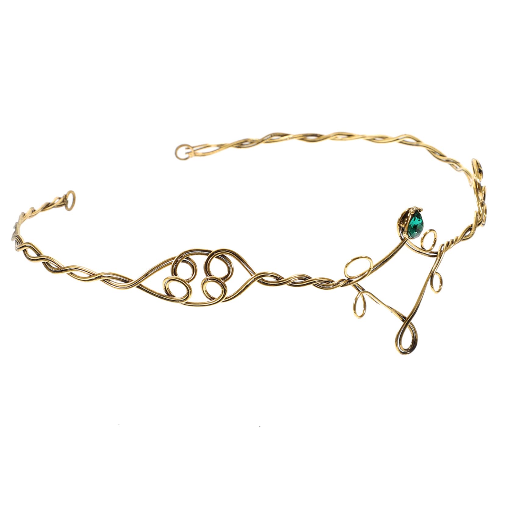 Baluue 5pezzi Cerchietto Vintage Pietre Per e Ragazze Accessorio Per Matrimonio Compleanni e Speciali