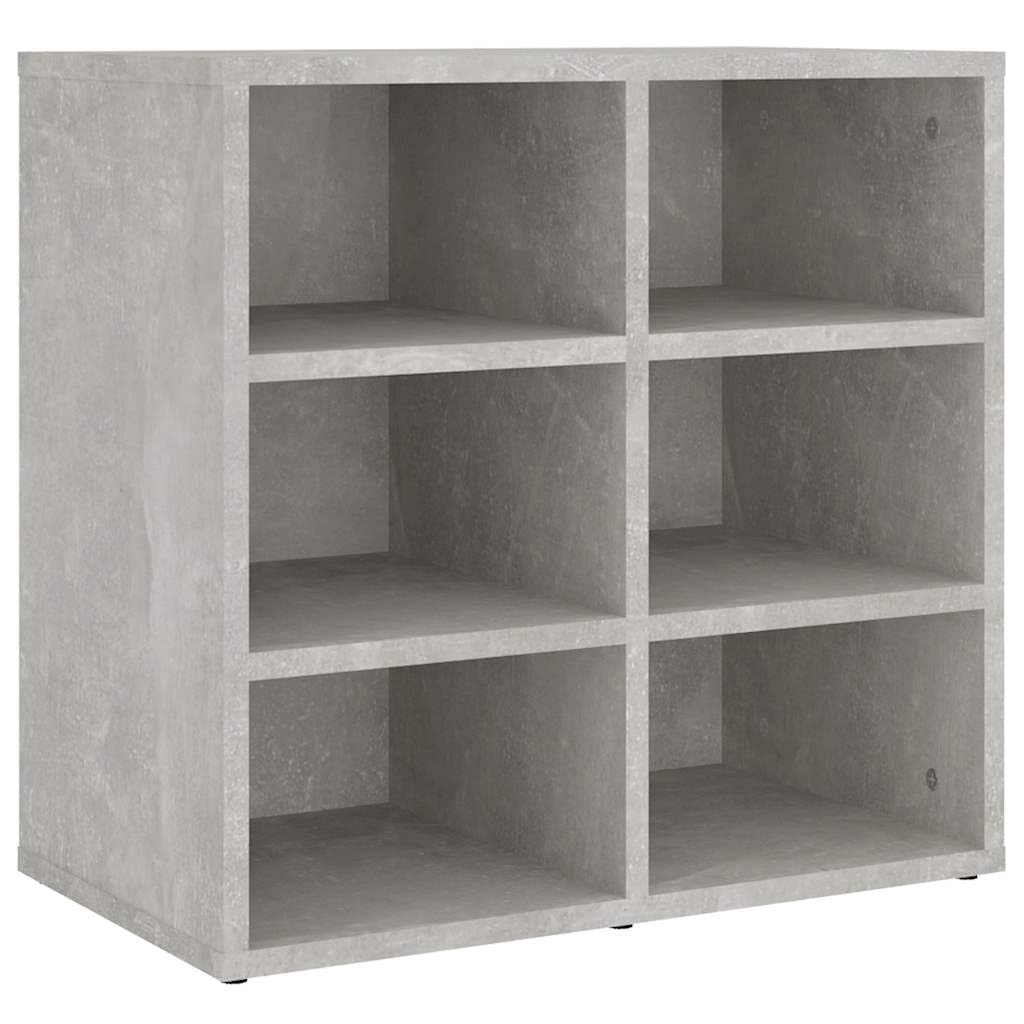 Scarpiera in legno d'ingegneria, 6 scomparti, 52,5 x 30 x 50 cm