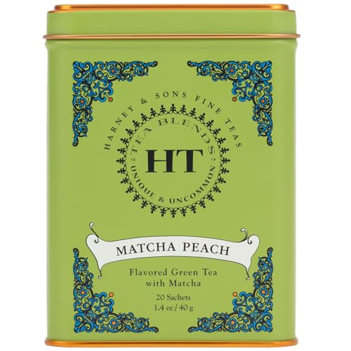 Té verde sabor durazno en saquitos 20 unidades miniatura 1
