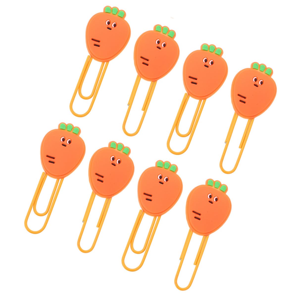 NUOBESTY 40pezzi Graffette Forma Di Frutta Clip Per Documenti Carota Accessori Ufficio e Scuola Design Creativo e Divertente Per Organizzazione Documenti