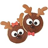 Wilton Cupcake Decorating Kit, Reindeer Treat Baking Supplies, 0.8 x 4.1 x 8.1 inches, Multicolored