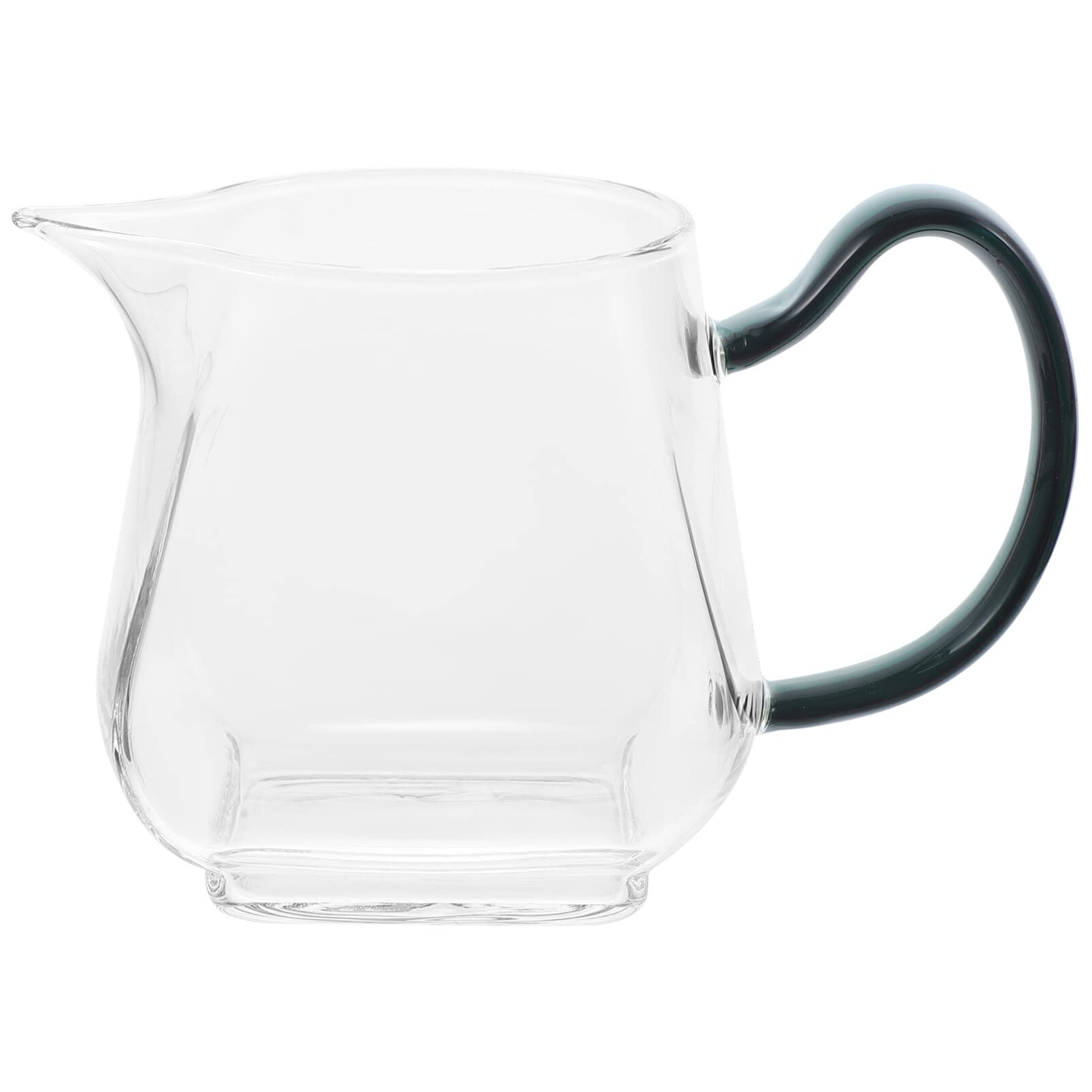 Gadpiparty Coffee Creamer Tea Fairness Cup tea Ceremony Cha Hai Milk Pitcher Sharing Pitcher with Handle Glass Tea Cup Chinese Kungfu Teaset Coffee Accessories