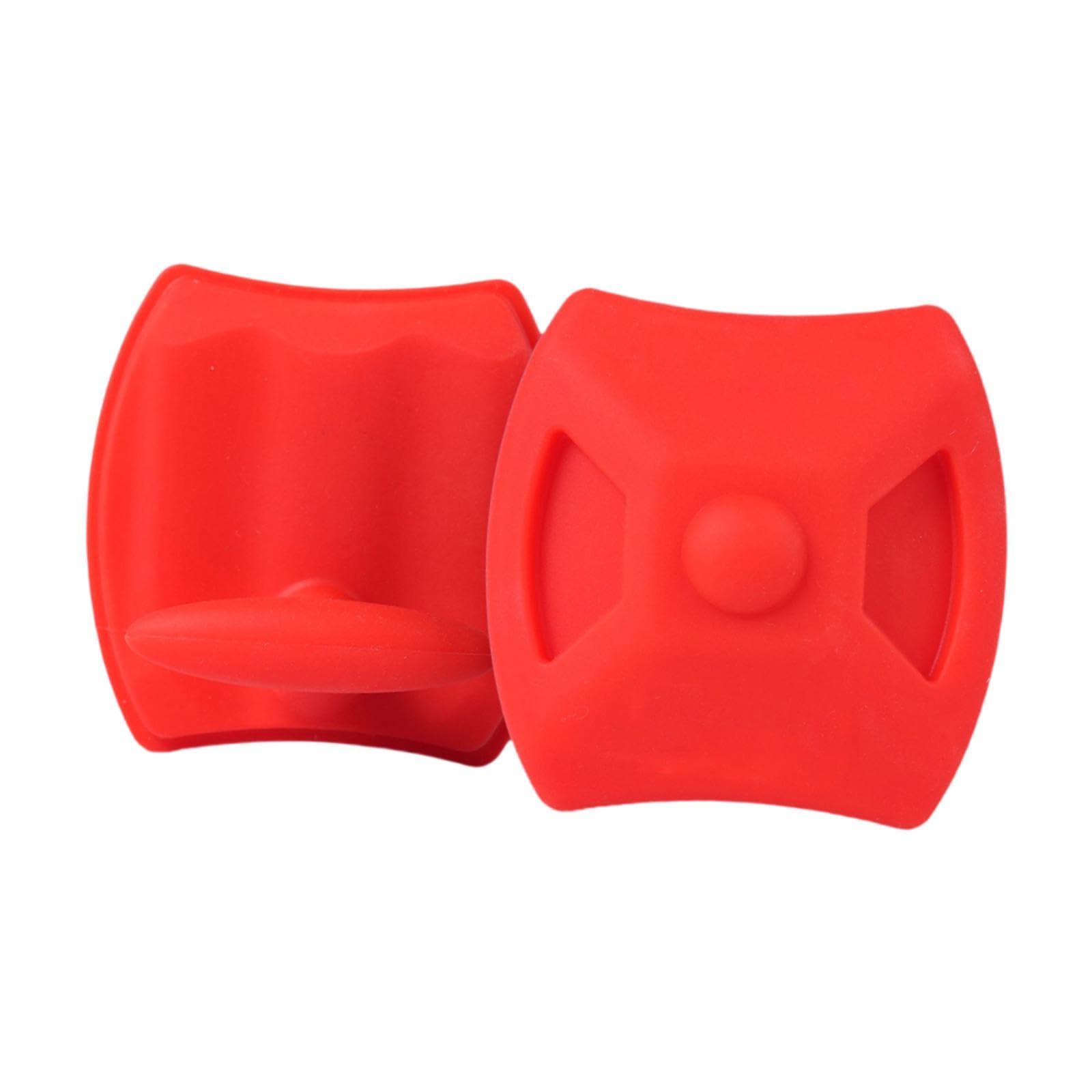 Perfeclan 2X Empuñaduras Entrenamiento para Gimnasio, Protectores, empuñaduras Silicona Suave para Levantamiento Pesas, Mancuernas,