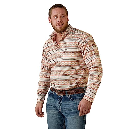 Ariat Men's Wrinkle Free Kaiser Classic Fit Button Down Darkest Indigo