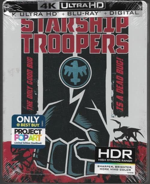 Starship Troopers Steelbook [4K UHD + Blu-ray + Digital] [2017]