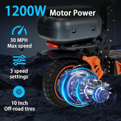 WPooee Electric Scooter with Seat