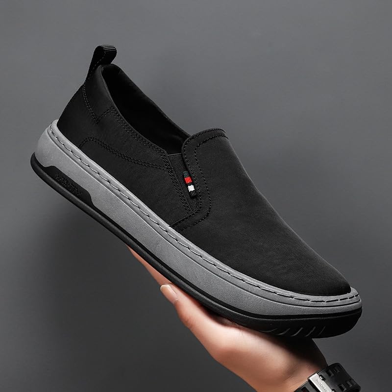 Man Casual Loafers - Lightweight Rubber-Soled Shoes, Suitable for Daily use Outdoors.3
