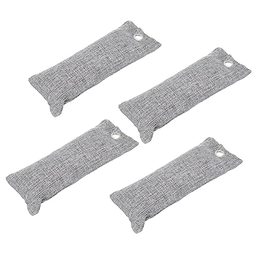 SEWOART 4er Pack Bambuskohle Aktivkohle Luftreinigungsbeutel