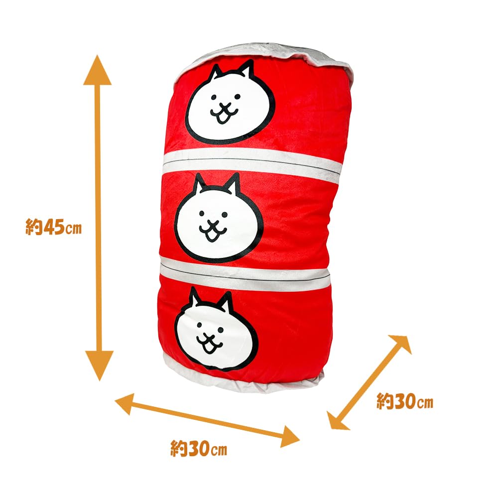 Amazon.co.jp: にゃんこ大戦争 ネコカン 3連クッション 公式 グッズ
