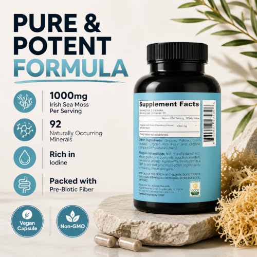 Atlantic Naturals Irish Sea Moss Capsules