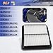 CA9997 Engine Air Filter for Subaru 2008-2016 Impreza,2009-2018 Forester,2005-2019 Legacy,2005-2019 Outback,2013-2021 WRX,2006-2007 B9 Tribeca,2016-2017 Crosstrek Gas Replace # A35592 16546-AA090