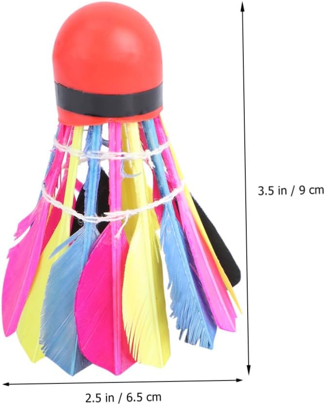 balacoo 11pcs Creative Badminton Shuttlecocks Beautiful Balls for Women Lady Female Training Fitness