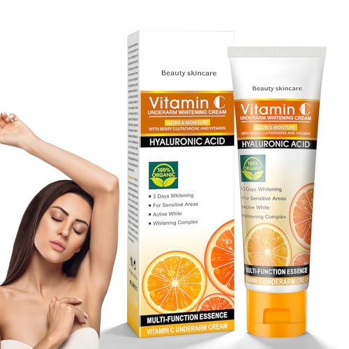 Crema Blanqueadora VC, Crema Blanqueadora para Axilas VC, Achsel Aufhellungs Creme, Cuidado Blanqueador & Humectante, para cuello, axilas, rodillas,codos,muslos internos,para mujeres & hombres, 120g