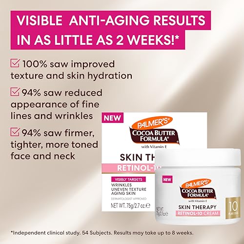 Palmer's Skin Therapy Face Cream, Retinol-10 Moisturizer (2.7 Oz) - image 3