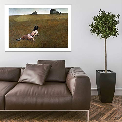Affiche Christina's World Andrew Wyeth encadrée petit format Spiffing Prints - 5