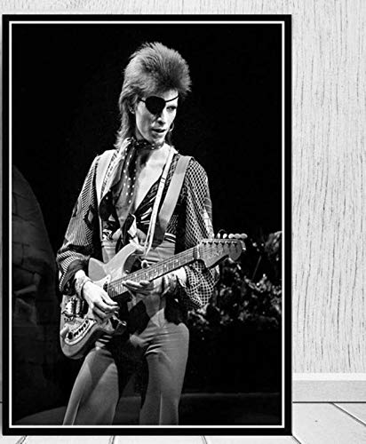 QINGRENJIE Affiche Wall Art David Bowie Rock Musique Chanteur Étoile Toile Peinture Affiches Et Impressions Chambre… - Les Beatles, Paul McCartney, John Lennon, RIngo Starr, George Harrison QINGRENJIE Affiche Wall Art David Bowie Rock Musique Chanteur Étoile Toile Peinture Affiches Et Impressions Chambre…