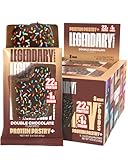 Legendary Foods 22g Protein Pastry 0g Added Sugar, Low Carb, Gluten Conscious, Keto Snack, Ideal for Glucose Management, Includes Whey Protein Isolate, 8 Pack Double Chocolate
