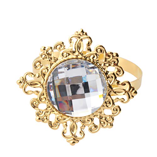 Serviettenringe Gold Weihnachten 29 BESPORTBLE 12 Stück Strass Serviettenringe Weihnachten Runde...