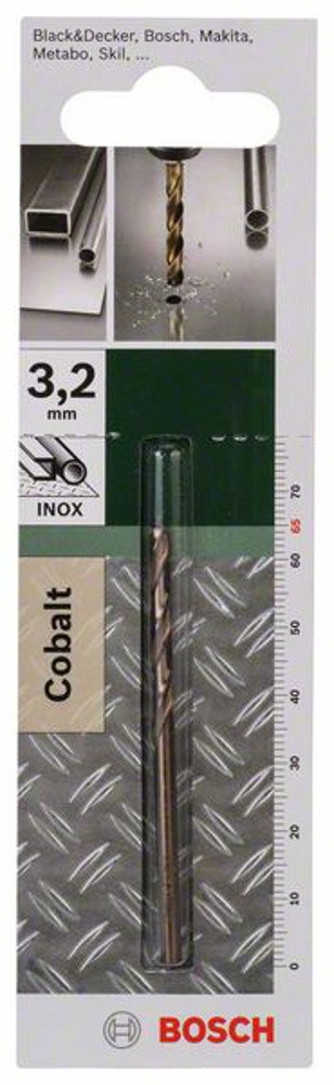 Bosch Silver Diy 2609255066 Metal Drill Bit Hss-Co 3.2 X 36 X 65 Mm (1)