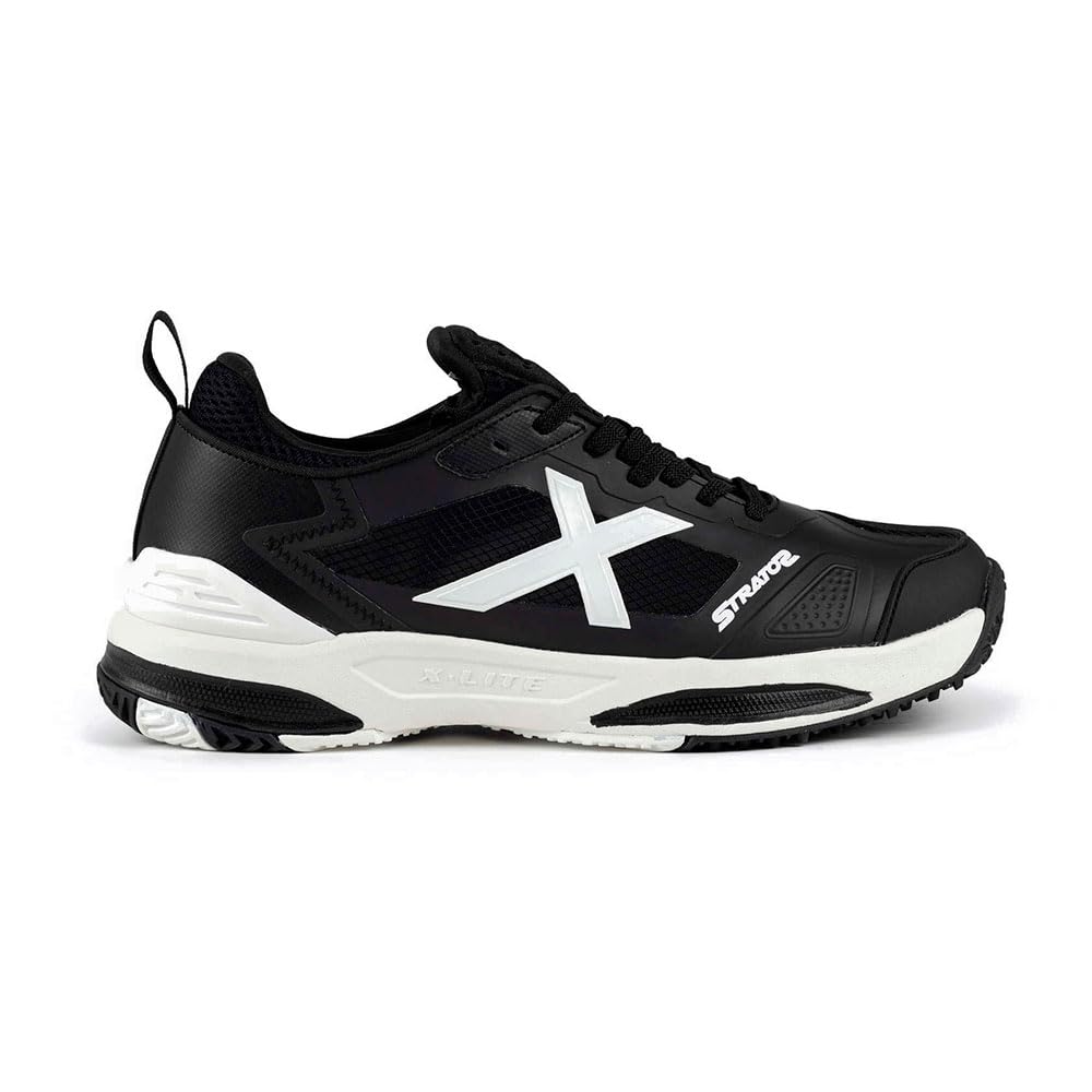 Munich Unisex's Stratos 24 Sneaker, Black/White, 7 UK
