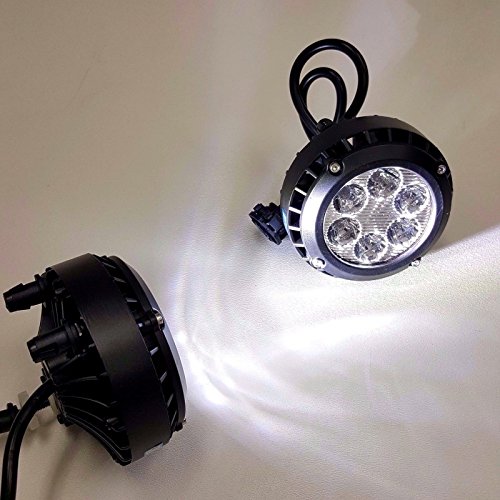 Ledin For 2007-2014 Yukon Avalanche Tahoe Suburban Led Clear Lens Fog Driving Lights Lamps Pair #TOP2