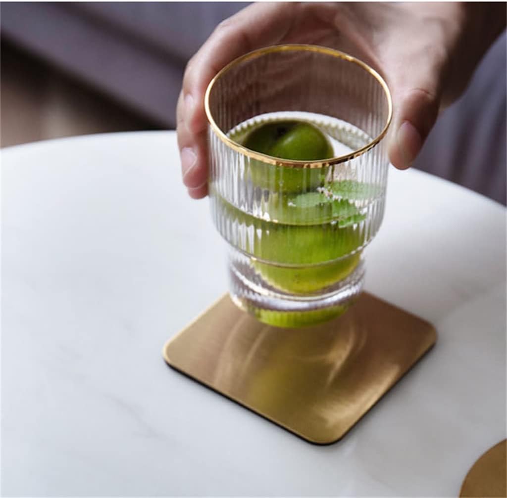 Creative Coasters Wind Stainless Steel Wine Glass Cushion Heat Insulation Mat Bowl MATS Table