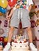 EDFTM 3 Pack Boys Shorts Summer Cargo Shorts Elastic Waist Jogger Athletic Short with Pocket Fashion Sports Clothes 4-5 Years