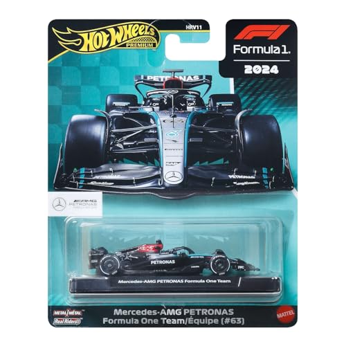Hot Wheels Mercedes AMG F1 Team 2024 Formula 1 1:64 miniatura 2
