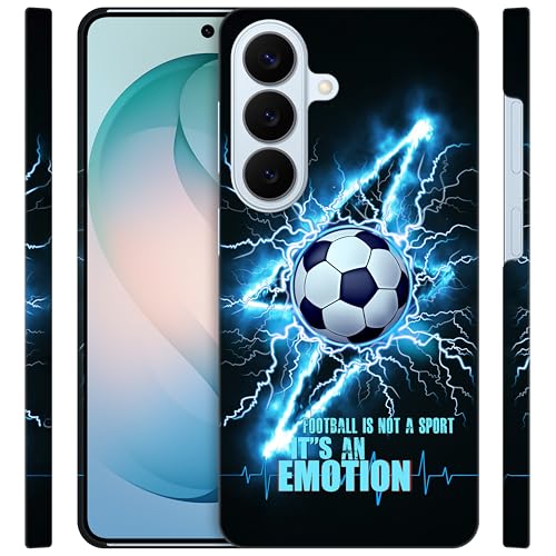 Coque Samsung Galaxy S26 Plus GlamCase Football Lightning rigide et mince