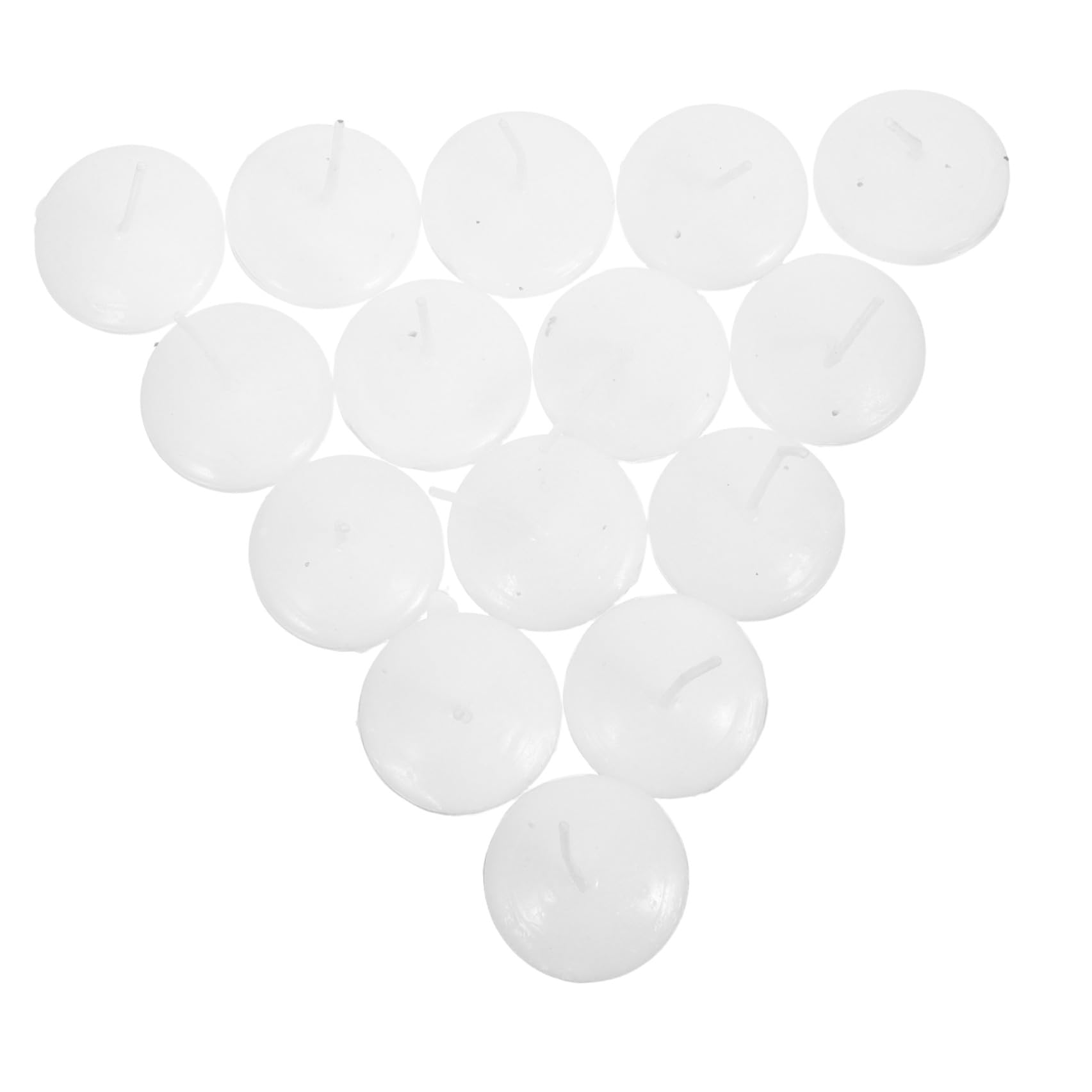 SUPVOX 30 Pezzi Candele Galleggianti Bianche per Ristoranti e Hotel e Design Stabile Perfette per Decorazioni Romantiche e Centrotavola Eleganti