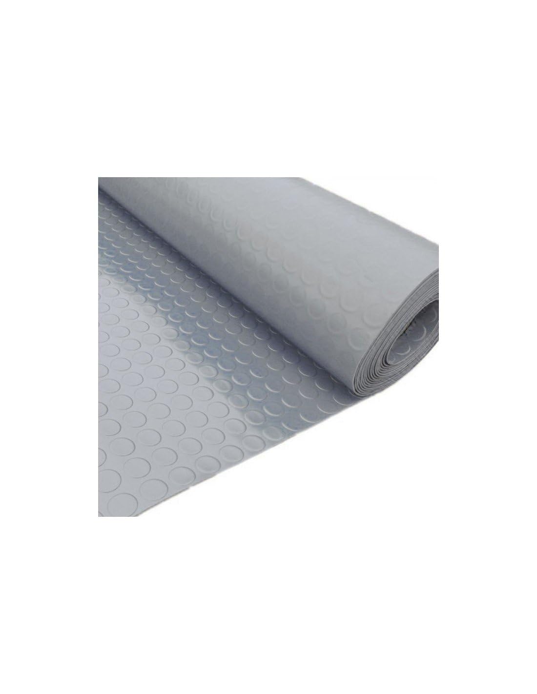 JARDIN202 - Suelo Goma Circulo Gris - metro cuadrado Espesor 3 mm