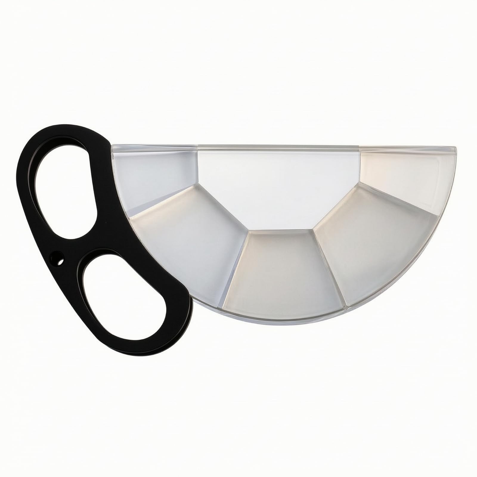 harayaa Filtro Efecto Caleidoscopio Creativo Filtro Caleidoscopio Mano Geométrico Vidrio Óptico para Videoclips Musicales, 150MM
