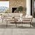 YITAHOME 4-Piece Wicker Patio Furniture Set, All Weather PE Rattan Conversation Set Sectional Sofa with Soft Cushions & Side Table, Porch Furniture for Deck, Balcony, Backyard - Beige