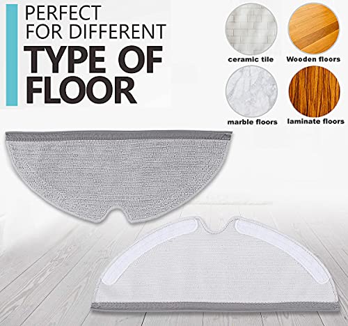 Wischtücher, 5 Stück, komplett abdeckend, für Staubsauger für Xiaomi Roborock S4/S5/S50/S51/S55/S5 Max, S6 MaxV/S6 Pure, Q7 MAX/Q7 MAX+, Q8 Max/Q8 Max+, Q5 Pro/Q5 Pro+, Mopp-Zubehör Ersatzteile-Sets – Bild 5