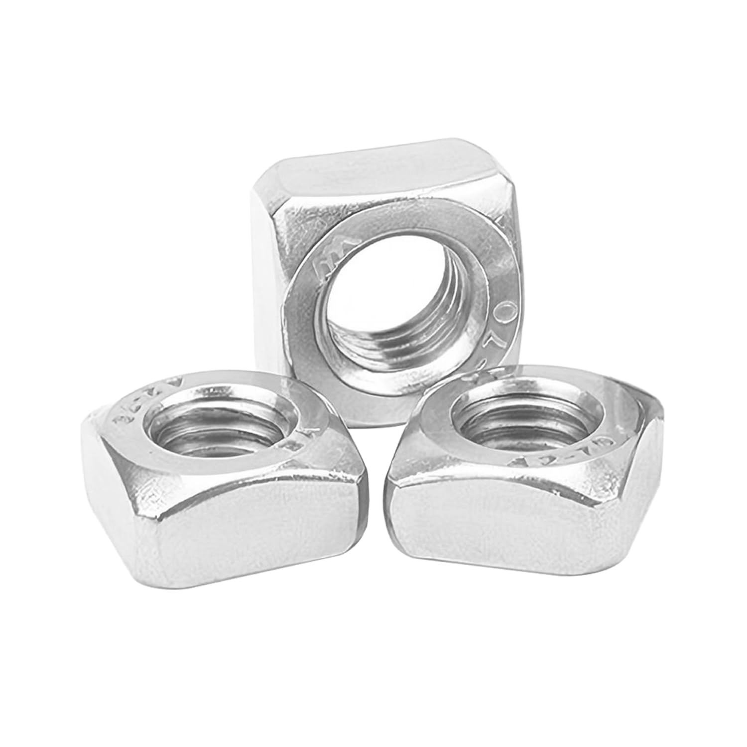 Qrity 20 Pezzi Dadi Quadrati M8 x 13 mm x 6 mm in Acciaio Inossidabile 304, Dado per Giunti e Montaggio Mobili in Legno