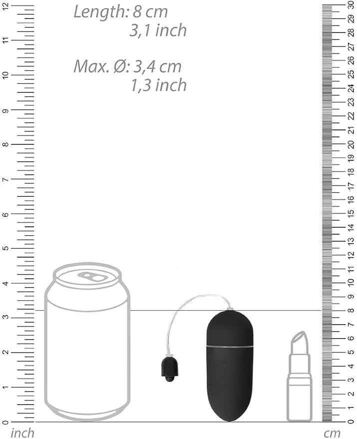 Shots Toys Huevo Vibrador 10 Velocidades Negro - 100 gr ...