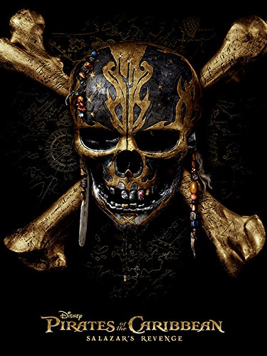 Toile Pirates des Caraïbes Disney 60x80 cm déco crâne de pirate