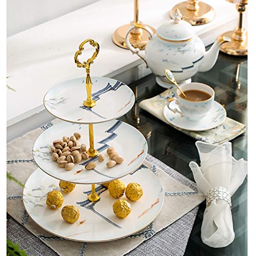 Plaque candy et présentoir à gâteau pour table basse ordonnée